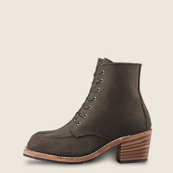 Bottes Red Wing Heritage - Clara - Heeled Acampo Cuir - Grise Foncé - Femme 701FKLPCD